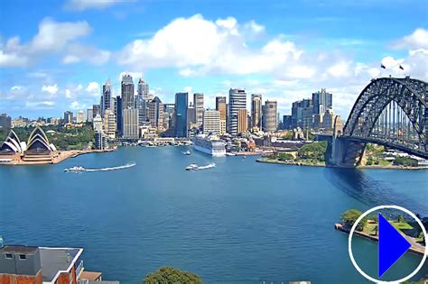 webcam sydney harbour|【LIVE】 Webcam Sydney Harbour Bridge